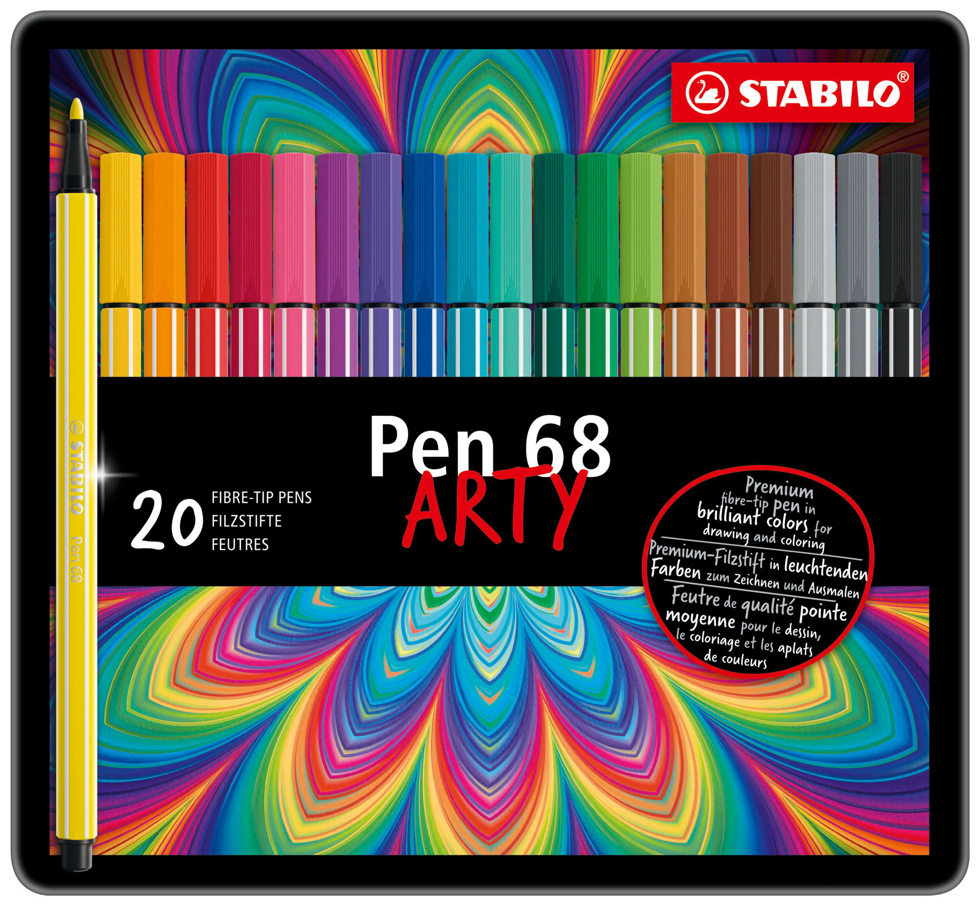 Viltstiften STABILO Pen 68 ARTY