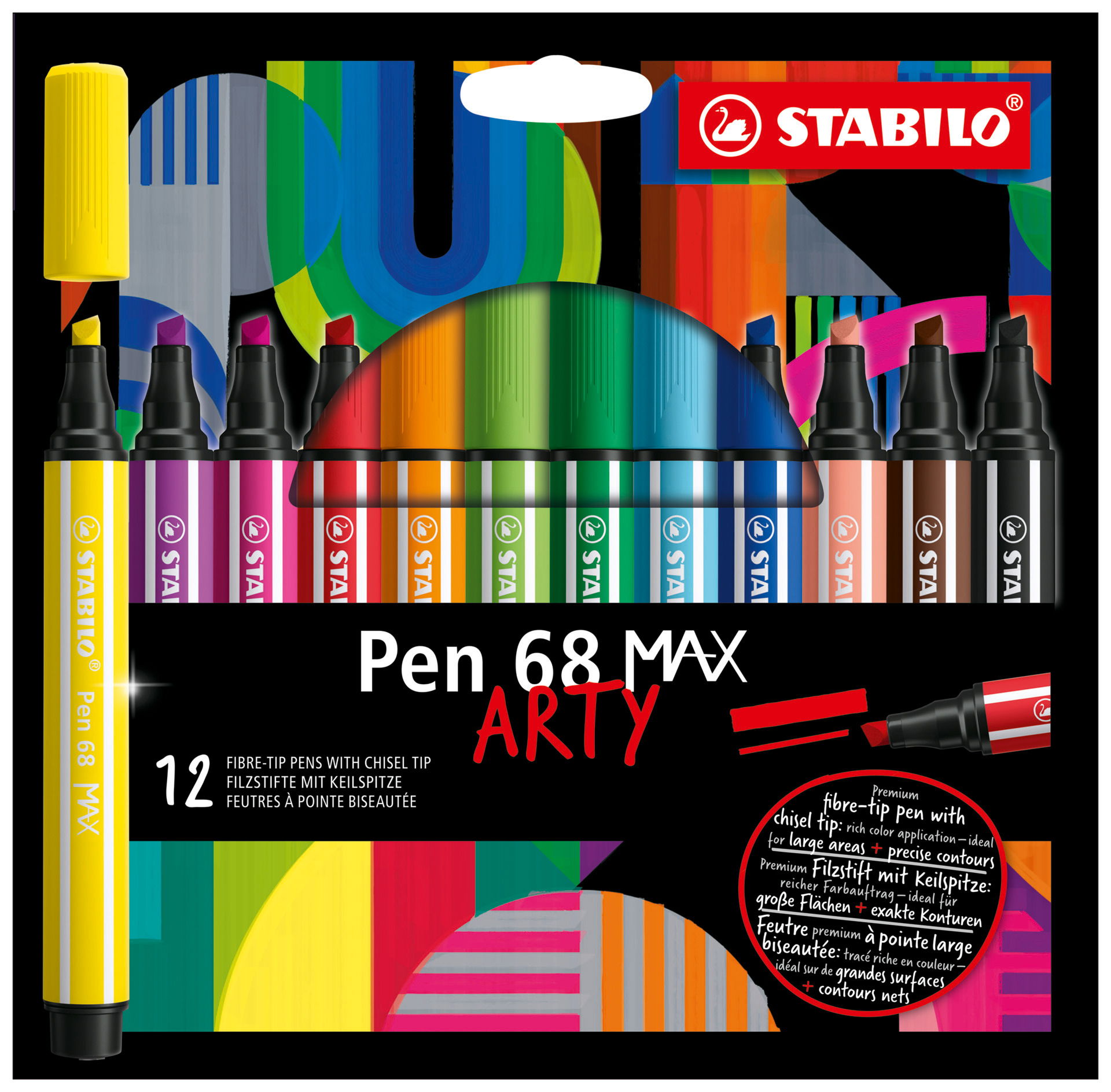 Fiber-Tip Pen STABILO Pen 68 MAX
