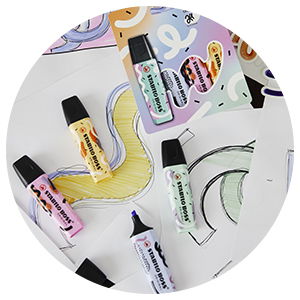 Text Marqueurs STABILO BOSS ORIGINAL by Ju Schnee