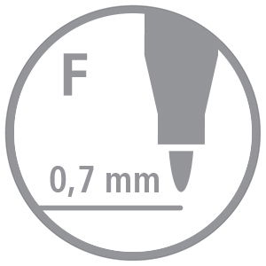 Viltstiften STABILO Trio A-Z