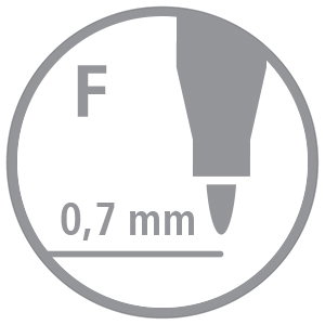 Fiber-Tip Pen STABILO Trio A-Z