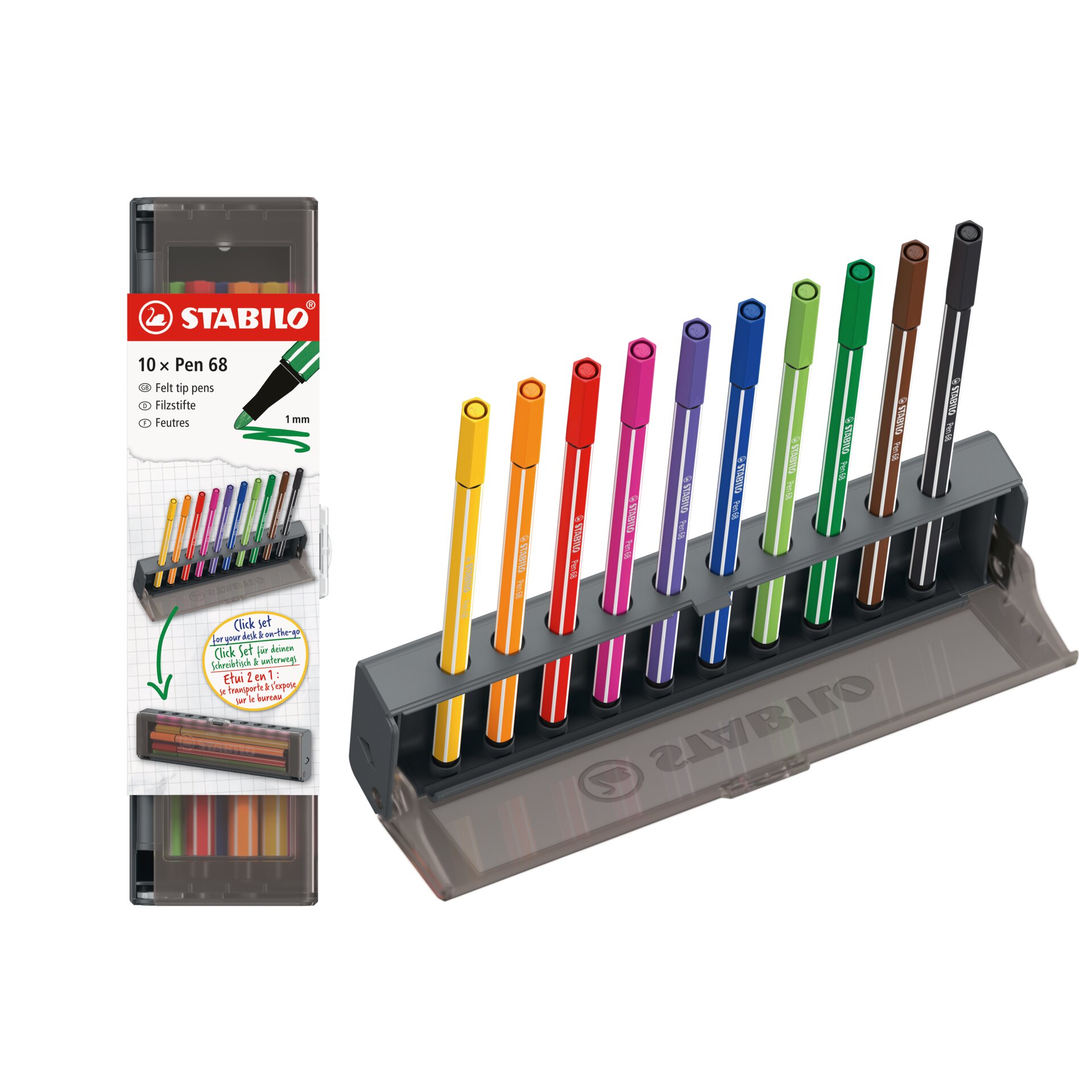 Premium viltstift STABILO Pen 68 Viltstiften STABILO Pen 68