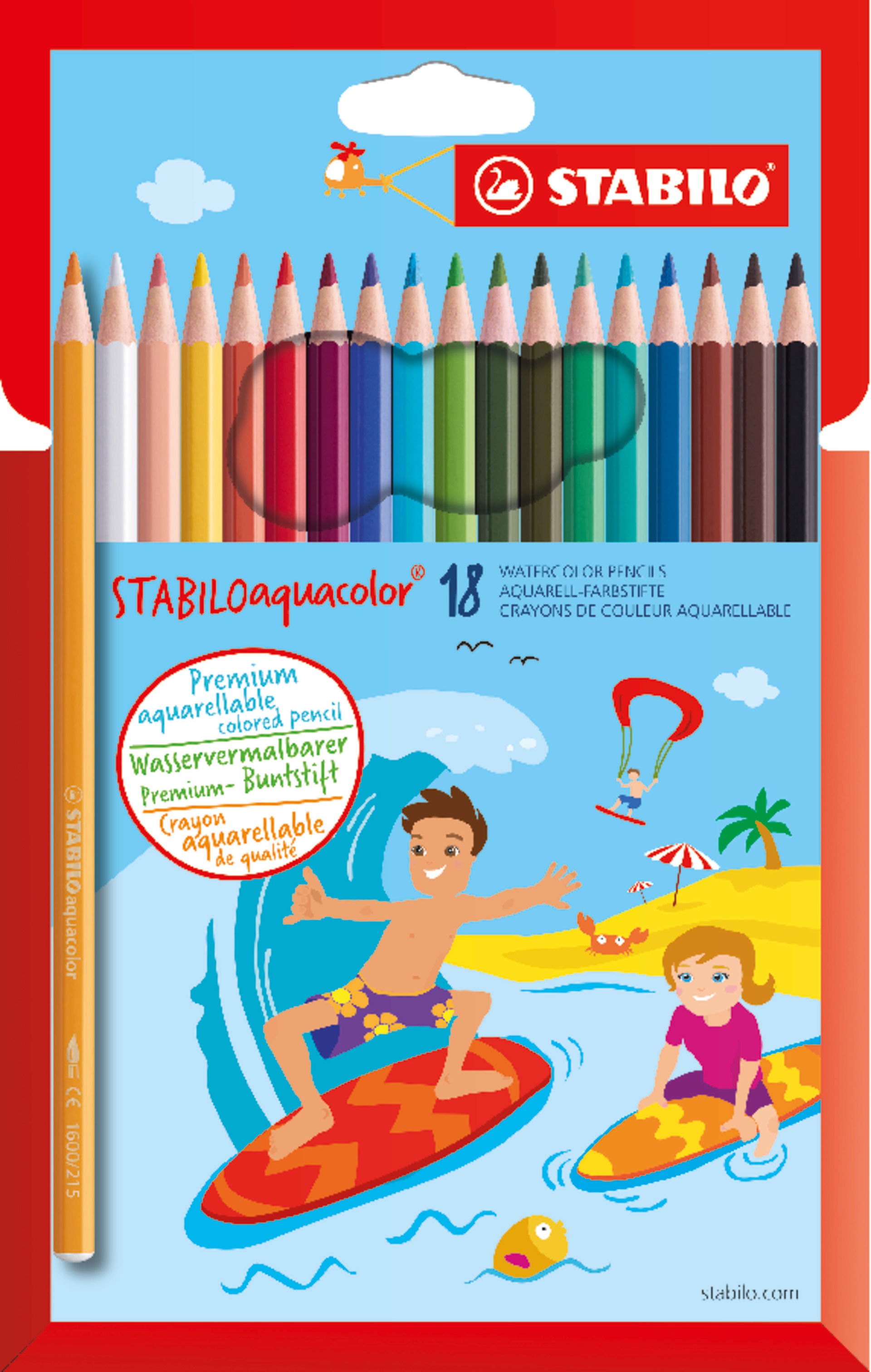 Crayons de couleurs STABILOaquacolor