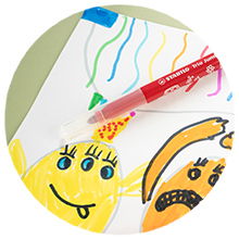 Viltstiften STABILO Trio Jumbo