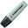 Diagonal STABILO BOSS ORIGINAL NatureCOLORS highlighter in green tone with a black closed cap.