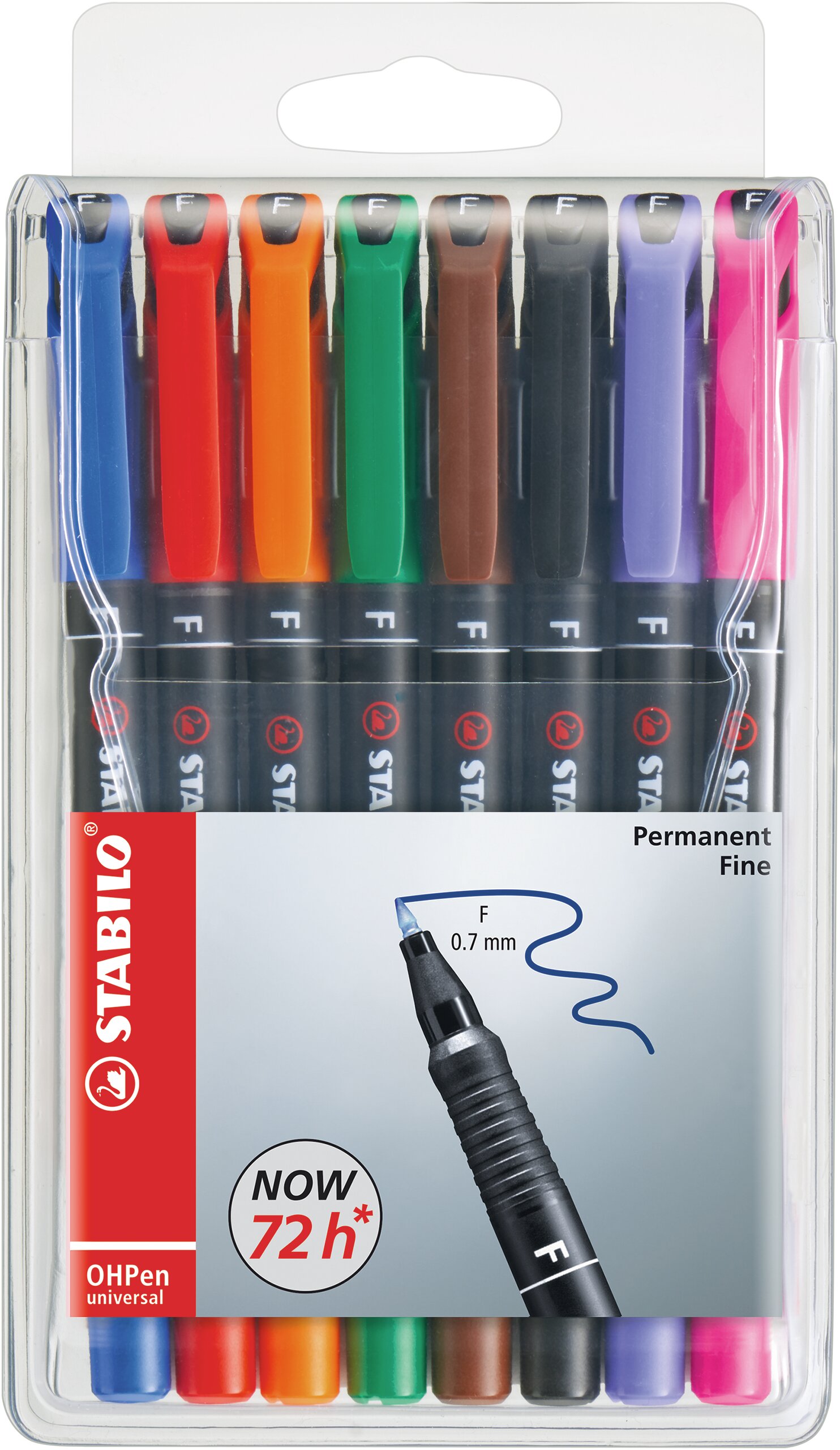 Folienstift STABILO OHPen universal F - permanent Folienstifte STABILO OHPen universal