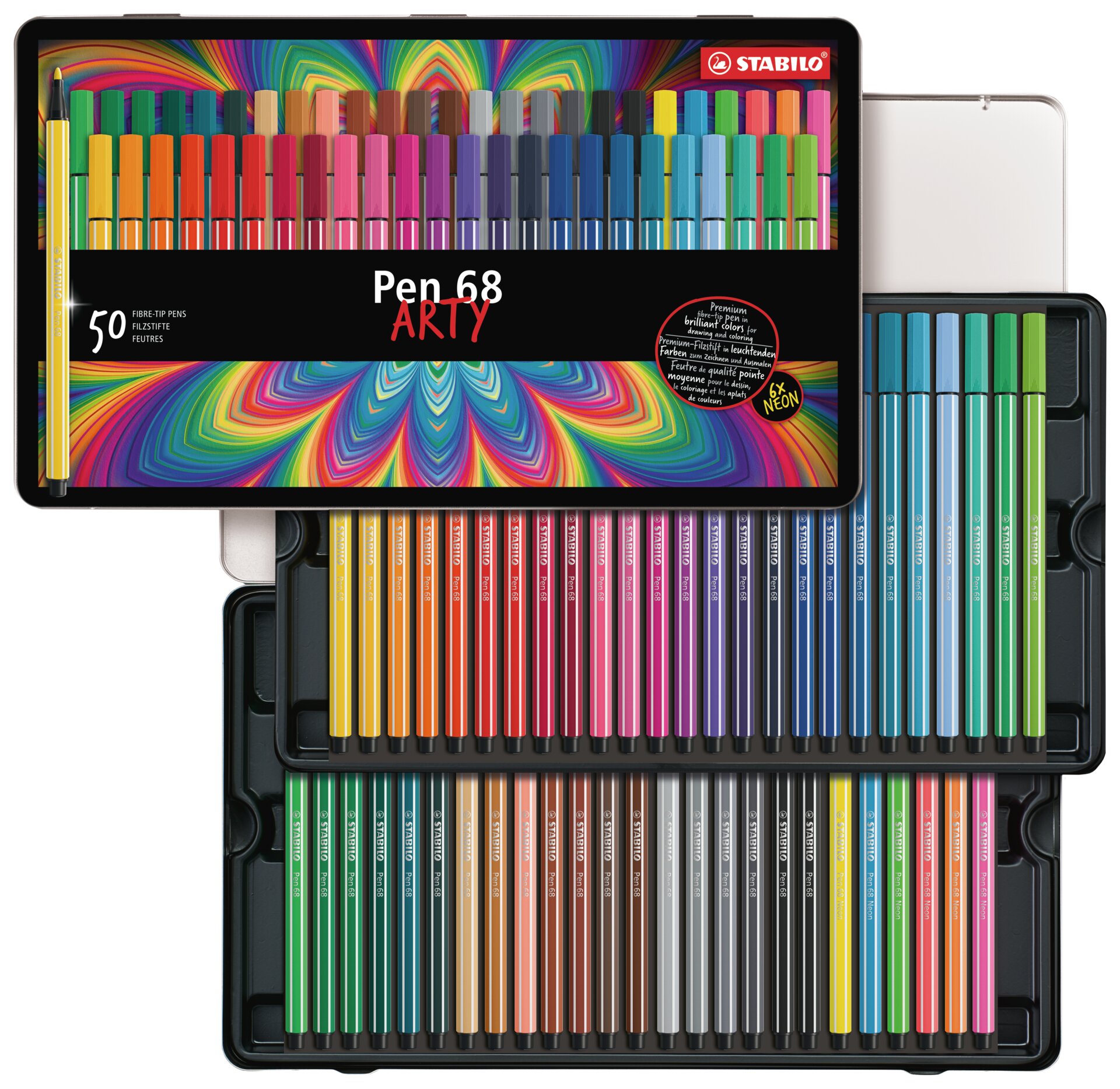 Feutre de dessin de qualité premium STABILO Pen 68 Feutres STABILO Pen 68 ARTY