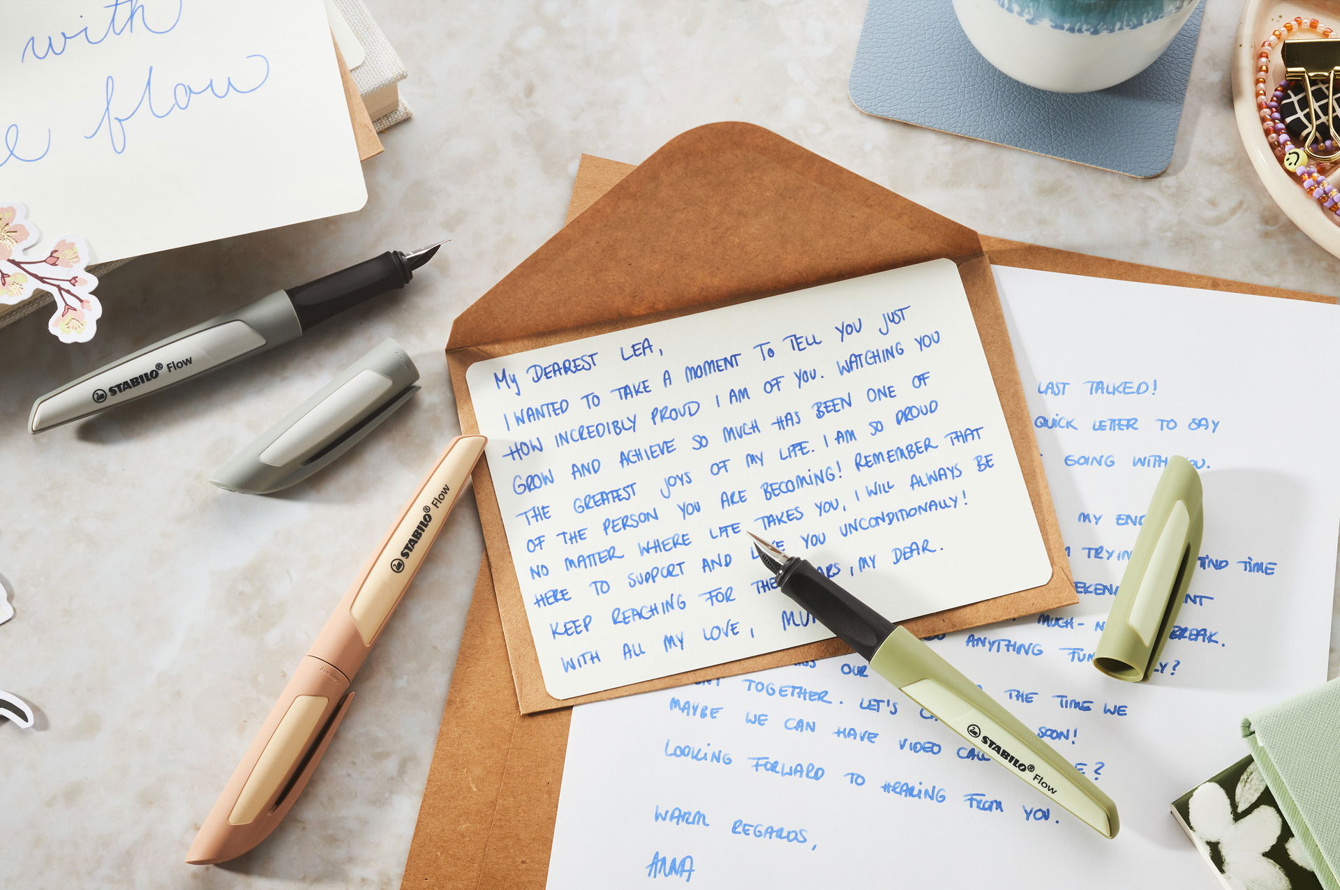 Fountain Pen STABILO Flow Monochrome