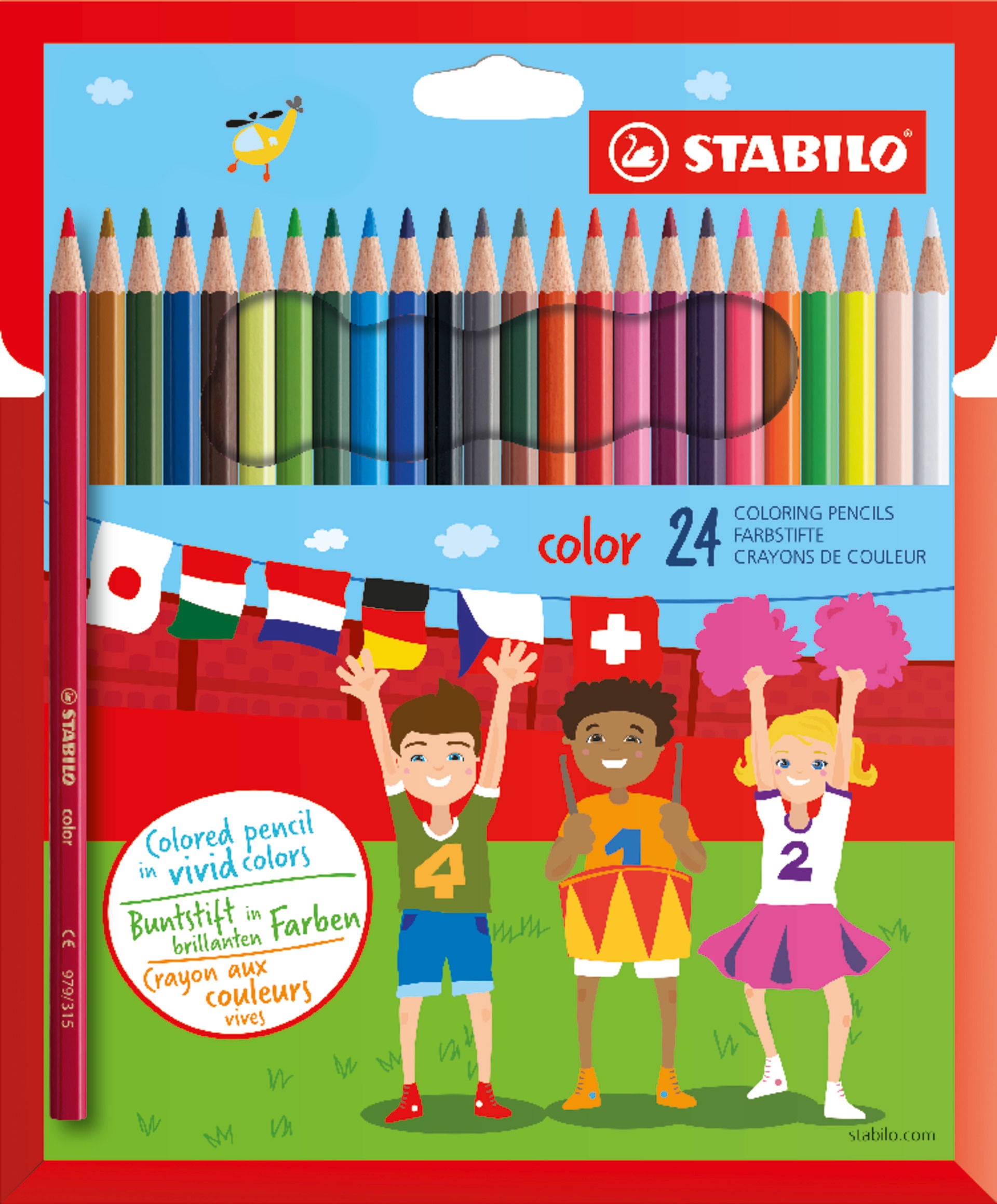 Crayons de couleurs STABILO color