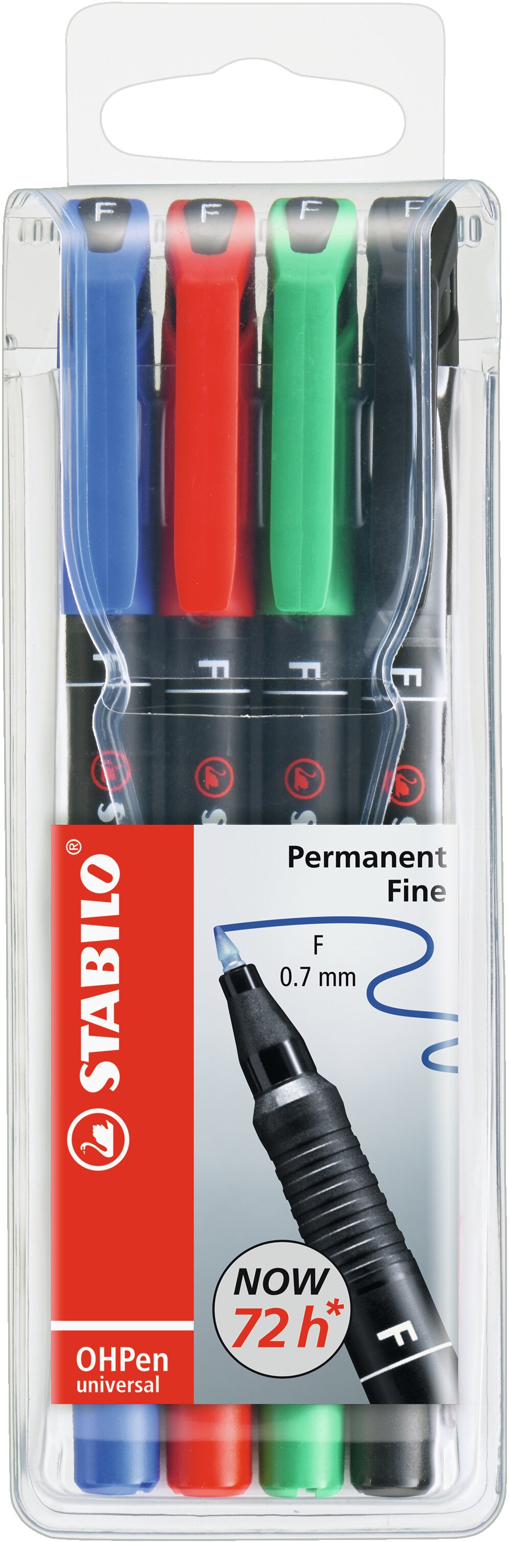 Stylo-feutre permanent pointe fine STABILO OHPen universal Feutres pour rétroprojection et surfaces lisses STABILO OHPen universal