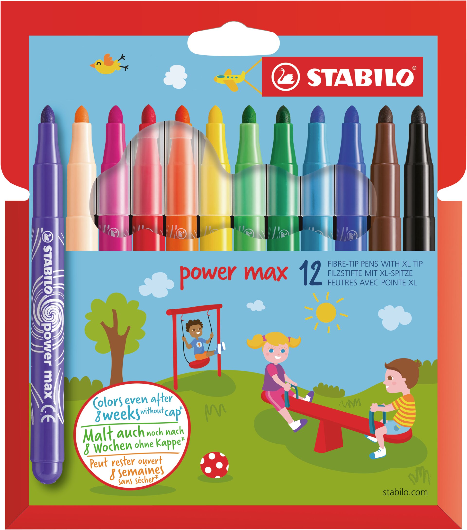 Feutre de coloriage pointe extra large STABILO power max Feutres STABILO power max